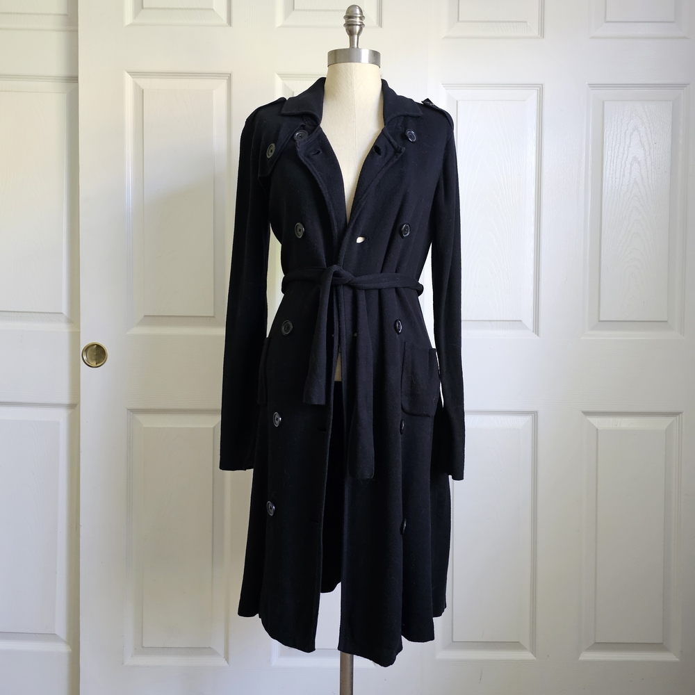 CAbi Black Belted Coat